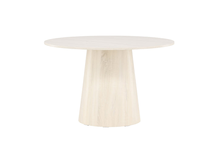 Venture Home Lanzo  Dining Table ⌀120 - Whitewash /