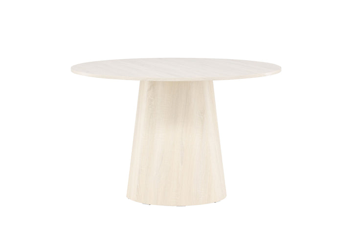 Venture Home Lanzo  Dining Table ⌀120 - Whitewash /