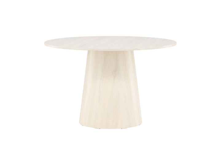 Venture Home Lanzo  Dining Table ⌀120 - Whitewash /