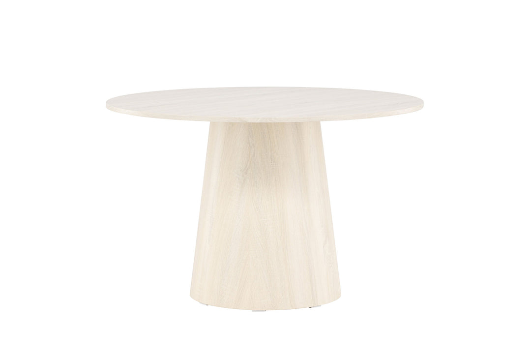 Venture Home Lanzo  Dining Table ⌀120 - Whitewash /