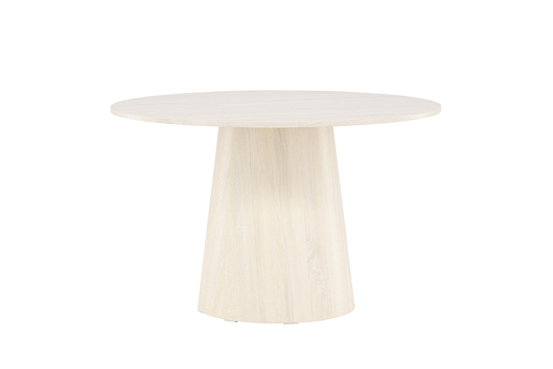 Venture Home Lanzo  Dining Table ⌀120 - Whitewash /