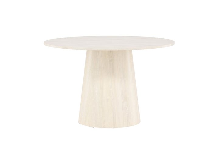 Venture Home Lanzo  Dining Table ⌀120 - Whitewash /