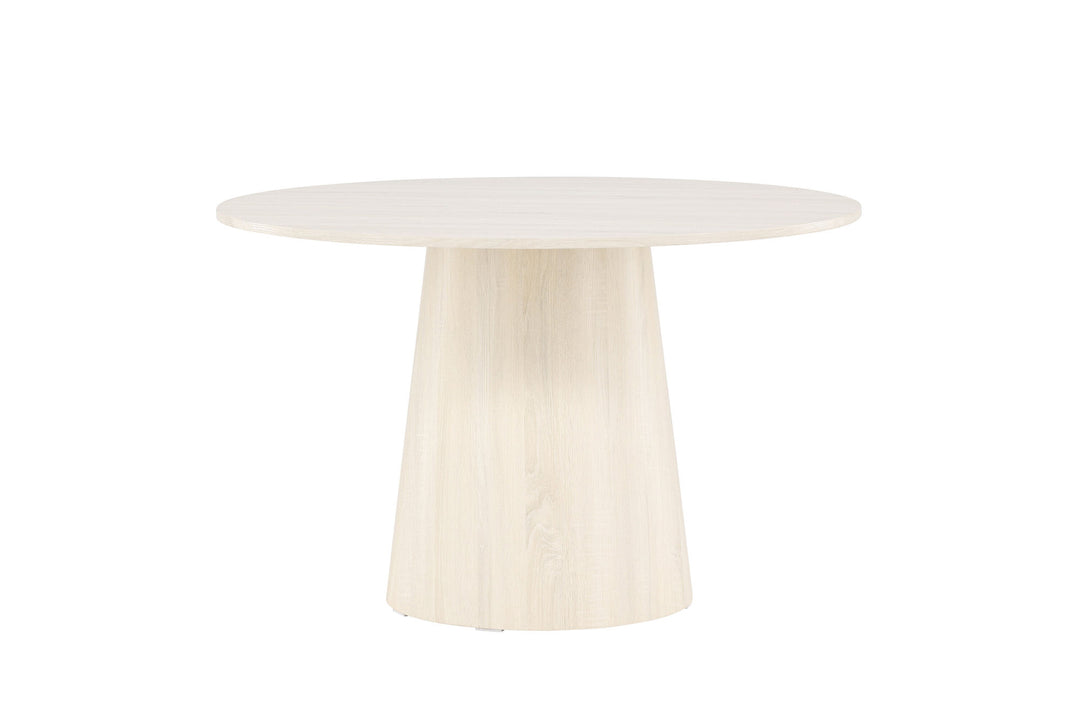 Venture Home Lanzo  Dining Table ⌀120 - Whitewash /