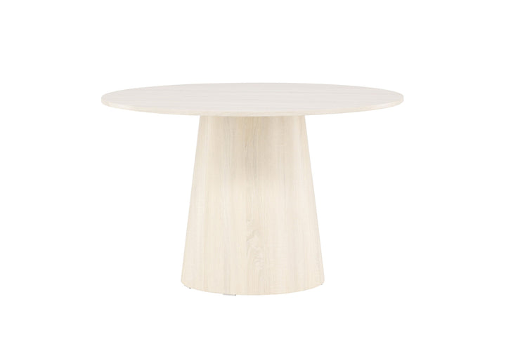 Venture Home Lanzo  Dining Table ⌀120 - Whitewash /