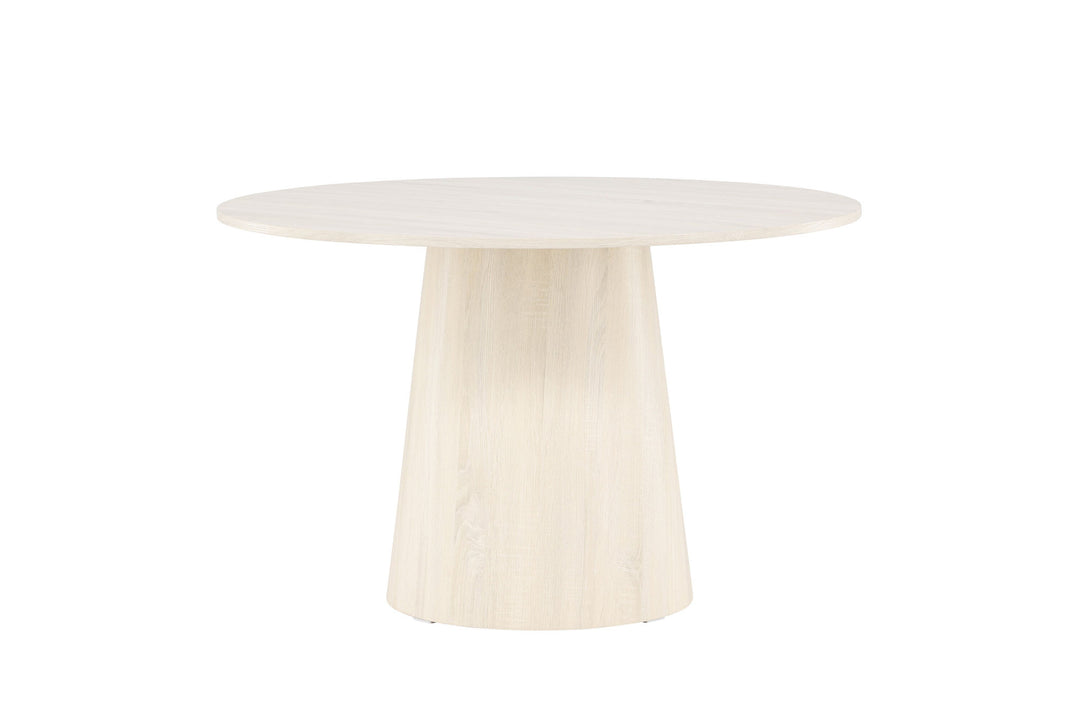 Venture Home Lanzo  Dining Table ⌀120 - Whitewash /