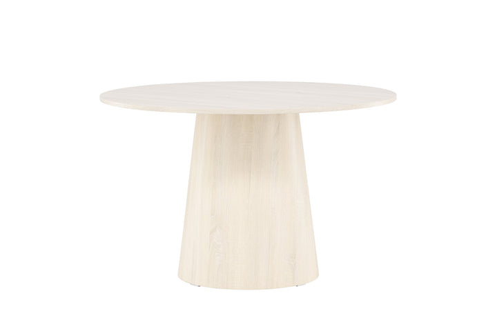 Venture Home Lanzo  Dining Table ⌀120 - Whitewash /