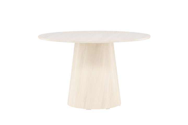 Venture Home Lanzo  Dining Table ⌀120 - Whitewash /