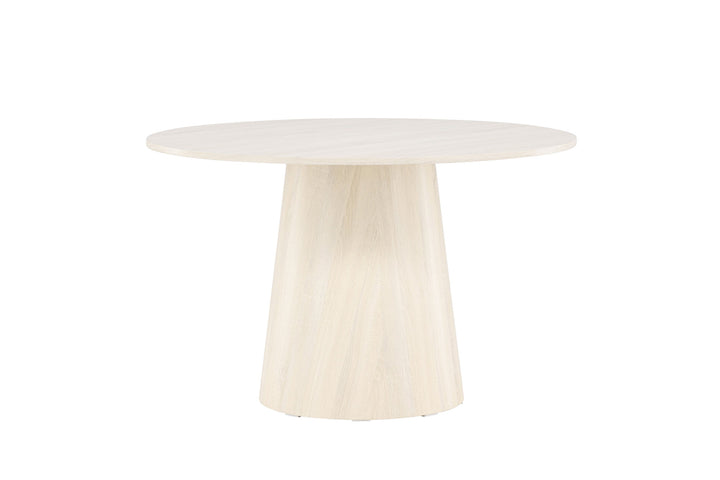 Venture Home Lanzo  Dining Table ⌀120 - Whitewash /