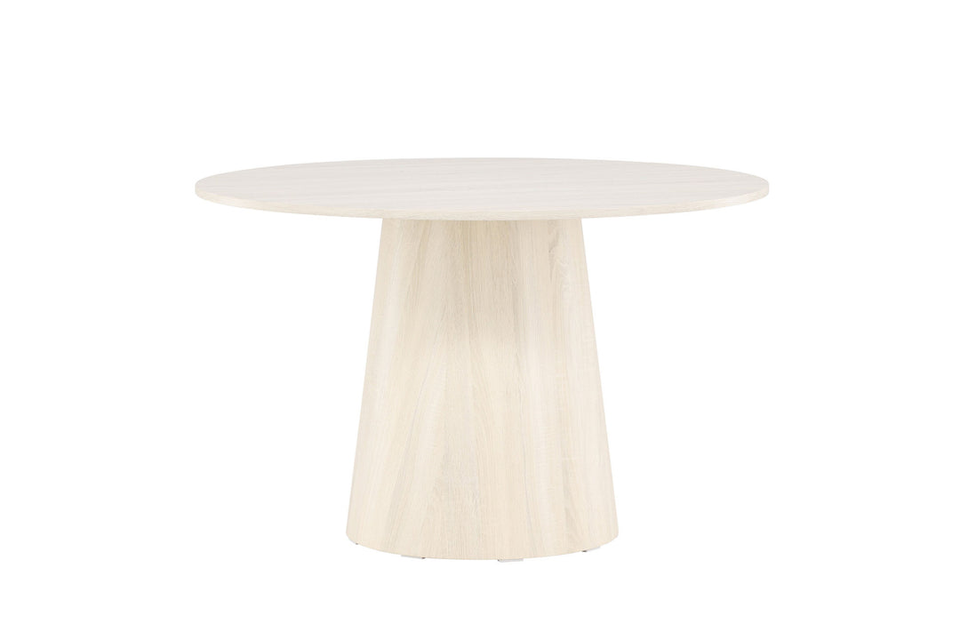 Venture Home Lanzo  Dining Table ⌀120 - Whitewash /