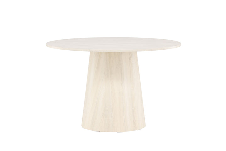 Venture Home Lanzo  Dining Table ⌀120 - Whitewash /