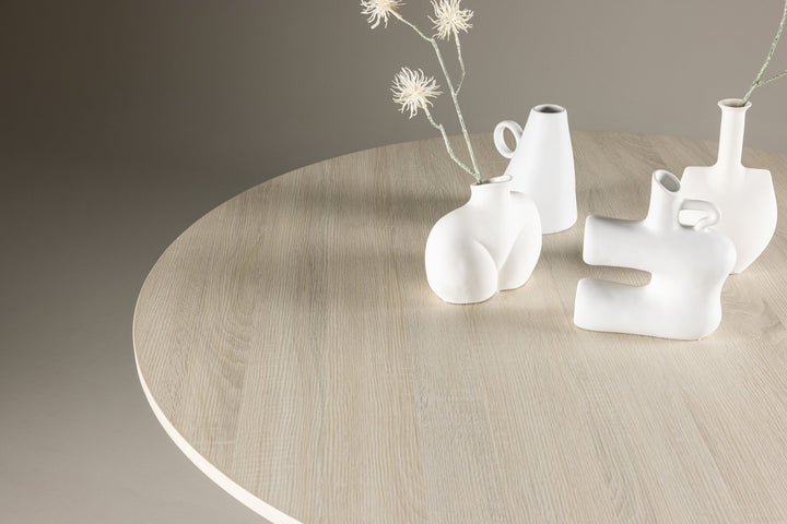 Venture Home Lanzo  Dining Table ⌀120 - Whitewash /