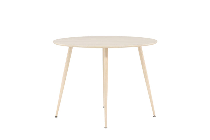 Venture Home Plaza Dining Table ⌀100 - Whitewash /