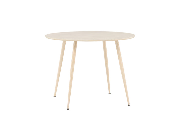Venture Home Plaza Dining Table ⌀100 - Whitewash /
