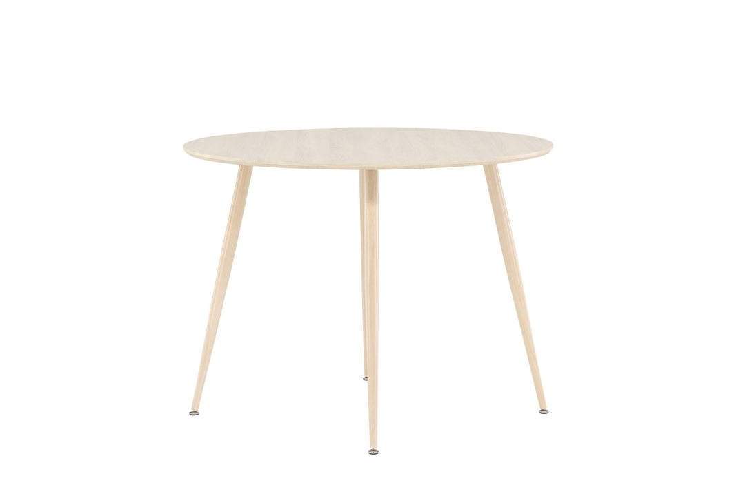 Venture Home Plaza Dining Table ⌀100 - Whitewash /