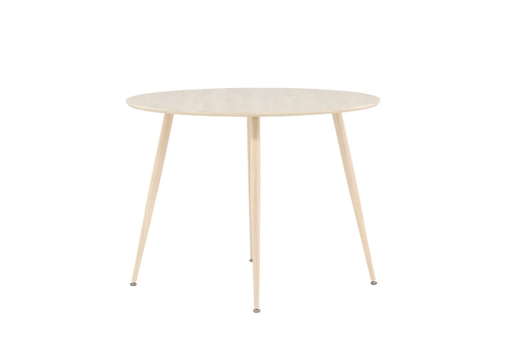 Venture Home Plaza Dining Table ⌀100 - Whitewash /