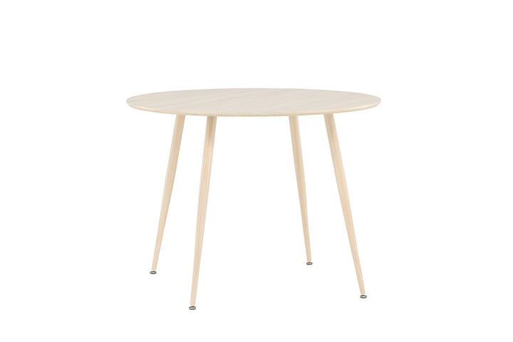 Venture Home Plaza Dining Table ⌀100 - Whitewash /