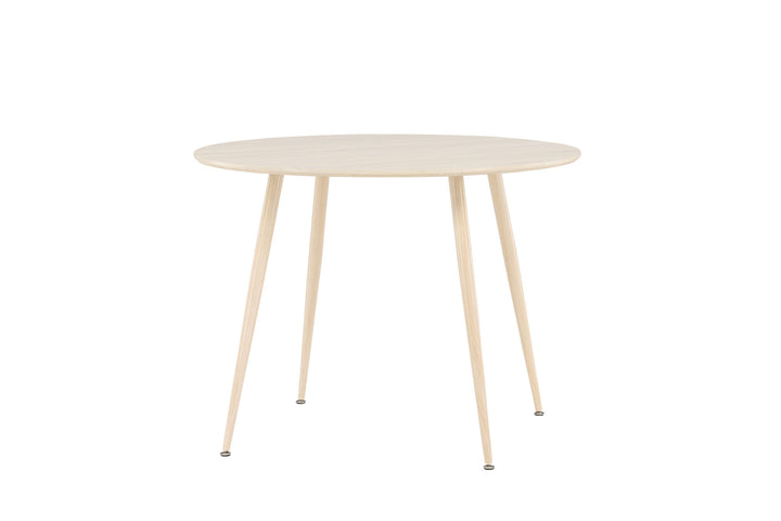 Venture Home Plaza Dining Table ⌀100 - Whitewash /