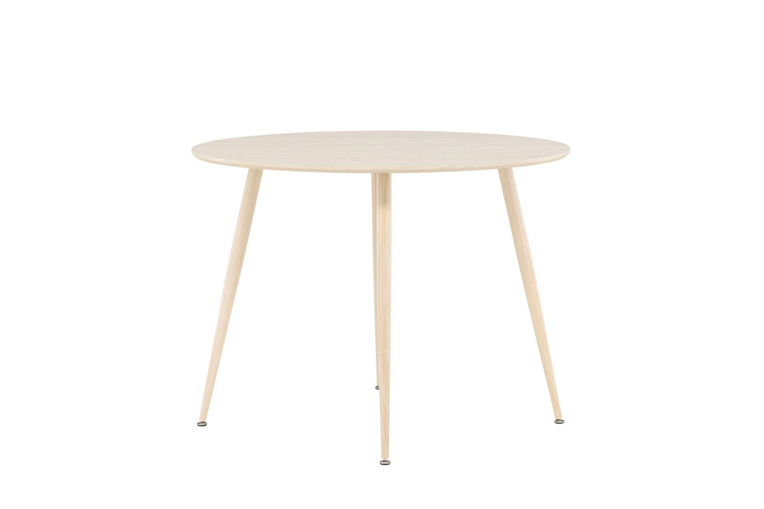 Venture Home Plaza Dining Table ⌀100 - Whitewash /