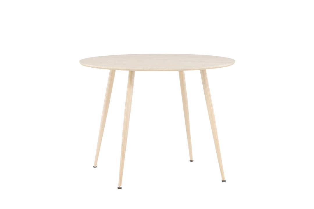Venture Home Plaza Dining Table ⌀100 - Whitewash /