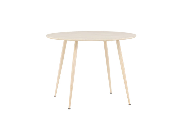 Venture Home Plaza Dining Table ⌀100 - Whitewash /