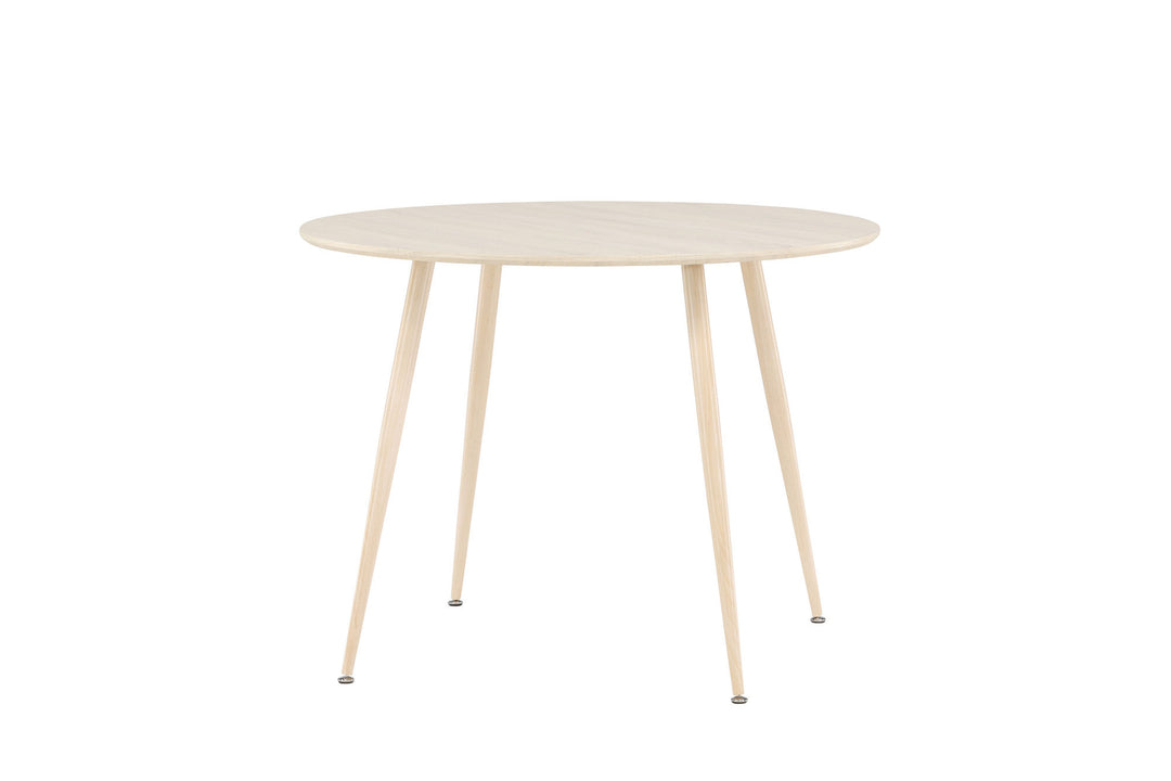 Venture Home Plaza Dining Table ⌀100 - Whitewash /
