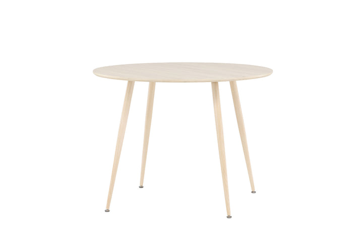 Venture Home Plaza Dining Table ⌀100 - Whitewash /
