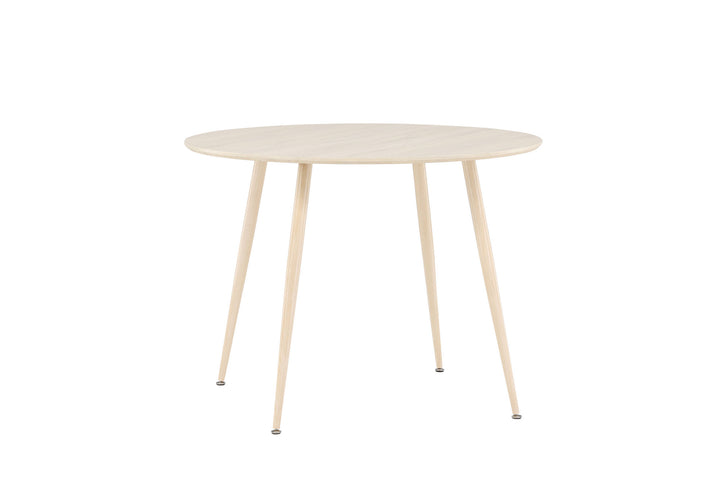 Venture Home Plaza Dining Table ⌀100 - Whitewash /