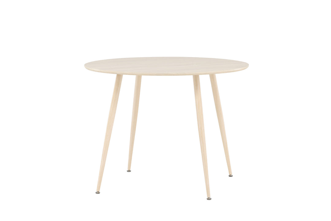Venture Home Plaza Dining Table ⌀100 - Whitewash /