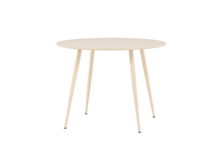 Venture Home Plaza Dining Table ⌀100 - Whitewash /