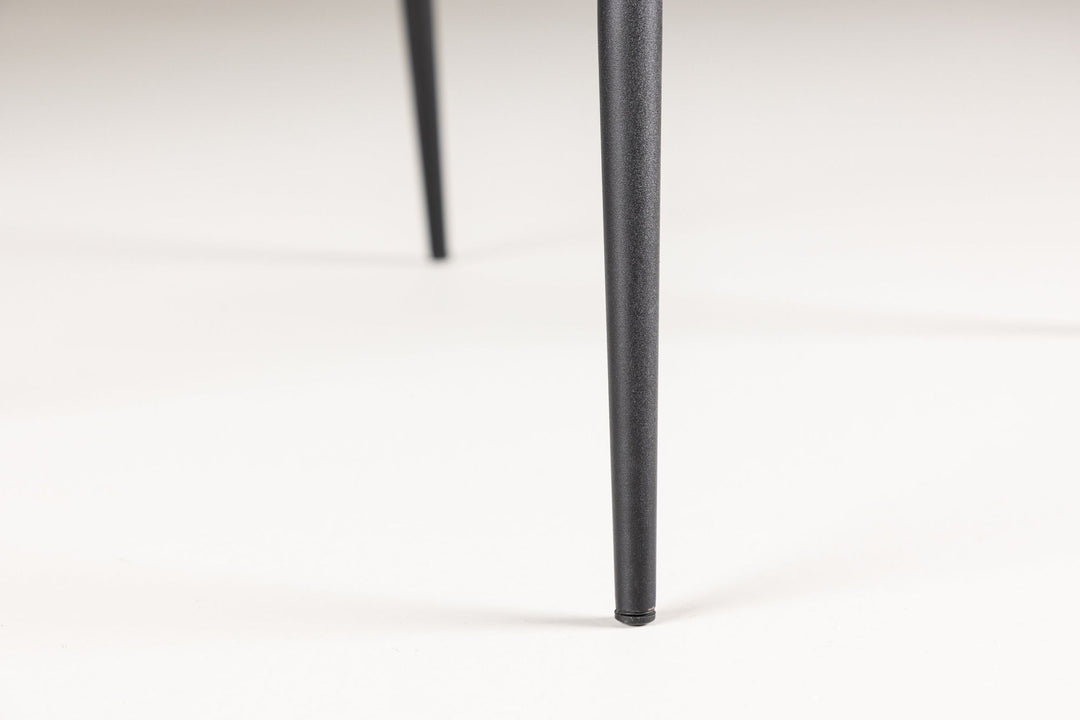 Venture Home Modesto Dining Chair 2-pack - Black /  Black Teddy