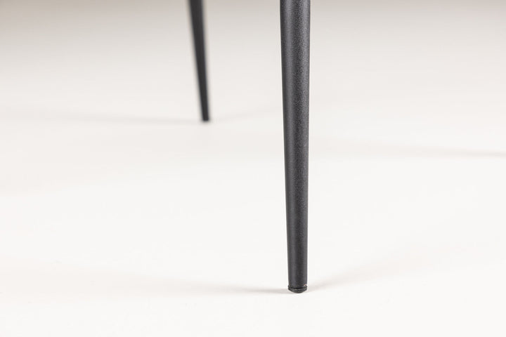 Venture Home Modesto Dining Chair 2-pack - Black /  Black Teddy