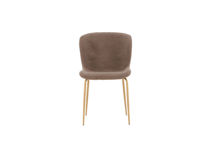 Venture Home Modesto Dining Chair 2-pack - Mocca /  Brown boucle