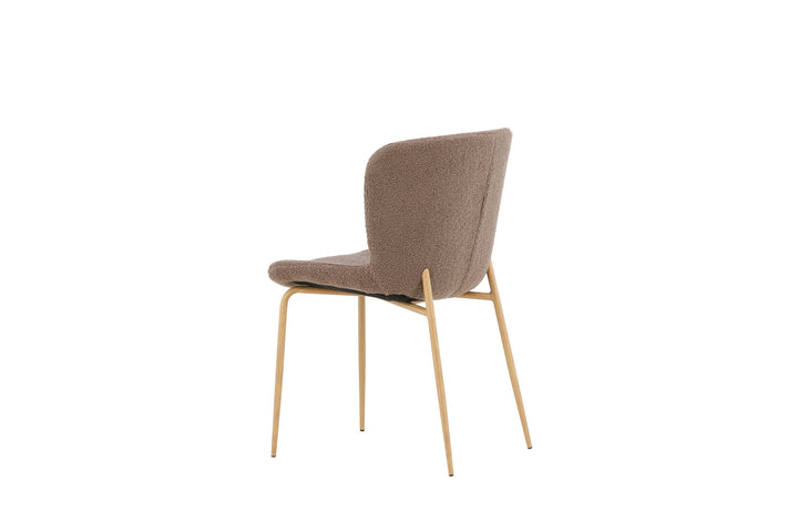 Venture Home Modesto Dining Chair 2-pack - Mocca /  Brown boucle