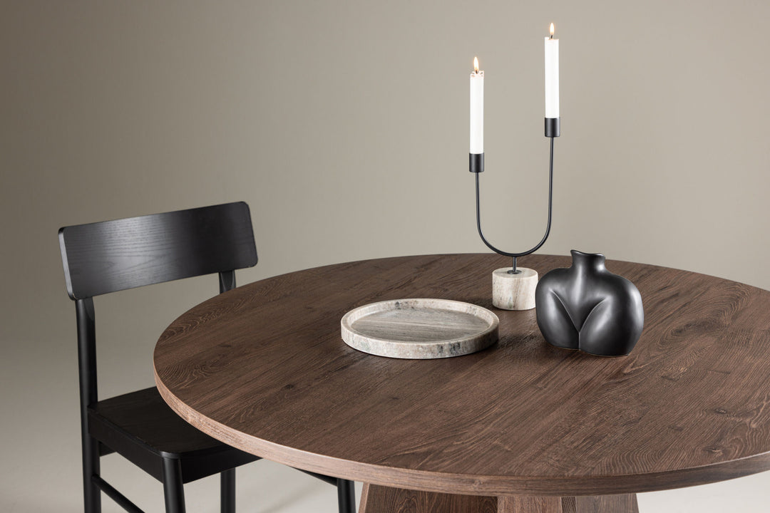 Venture Home Bootcut  Dining Table ⌀110 - Mocca  /