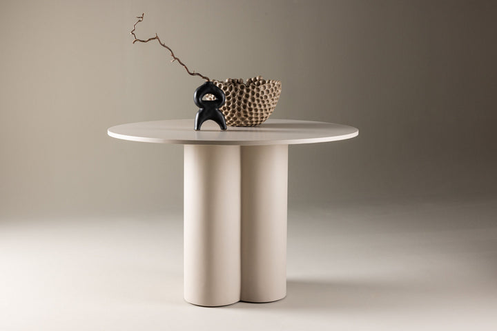 Venture Home Olivia Dining Table ⌀110 - Beige  /