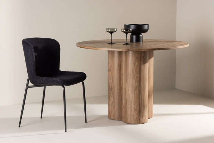 Venture Home Olivia Dining Table ⌀110 - Brown /