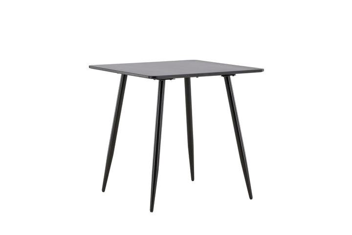 Venture Home Polar Dining Table 75x75 cm - Black / Black