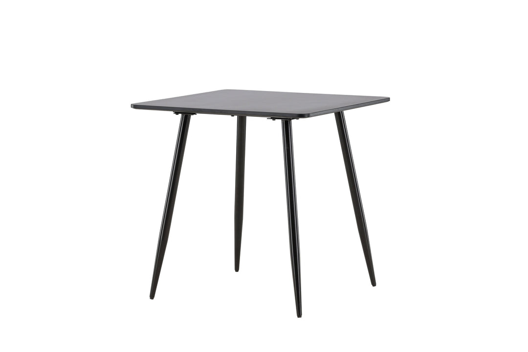 Venture Home Polar Dining Table 75x75 cm - Black / Black