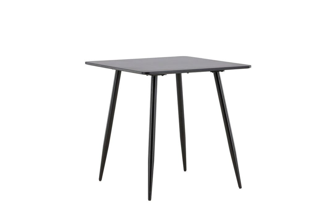 Venture Home Polar Dining Table 75x75 cm - Black / Black