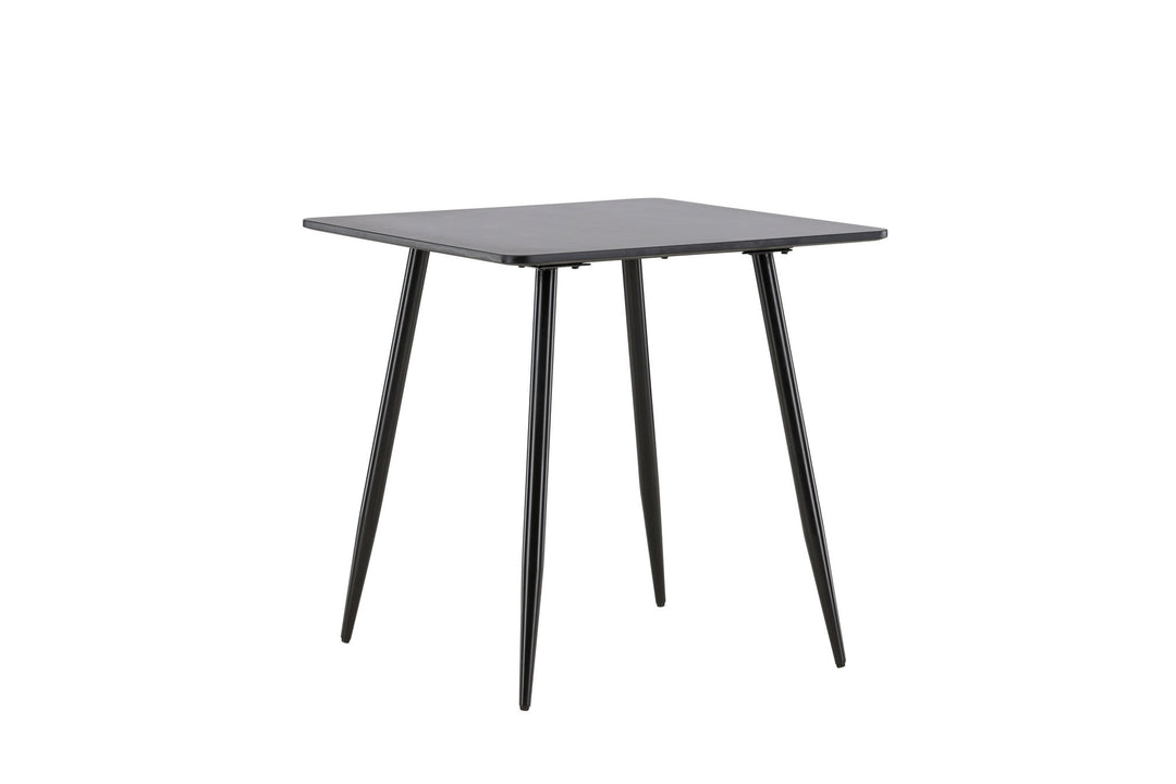 Venture Home Polar Dining Table 75x75 cm - Black / Black