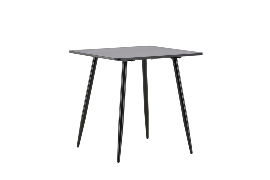 Venture Home Polar Dining Table 75x75 cm - Black / Black