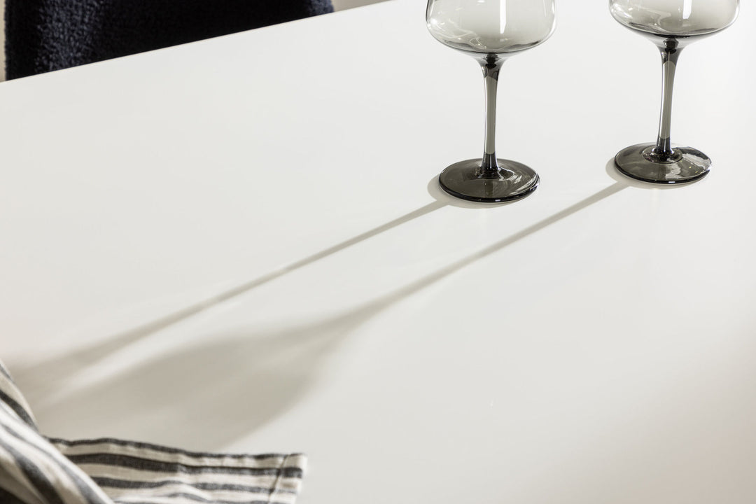 Venture Home Silar Dining Table 90x180 cm  - White / White