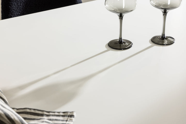Venture Home Silar Dining Table 90x180 cm  - White / White
