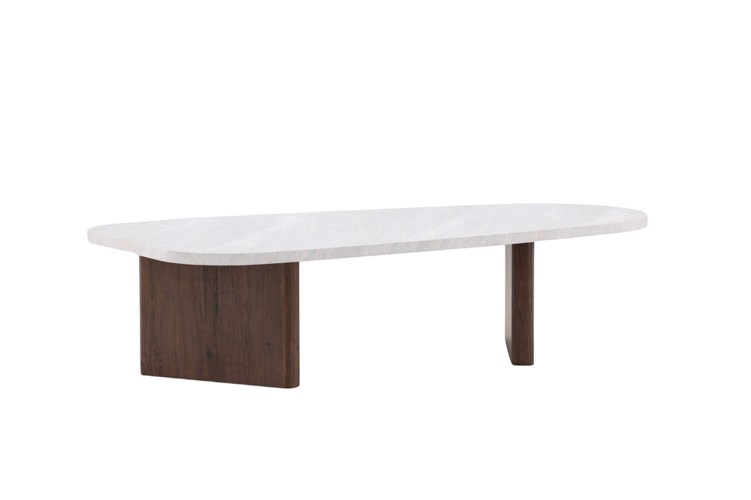 Venture Home Grönvik Sofa Table 130x65 cm - Mocca / Concretelook /