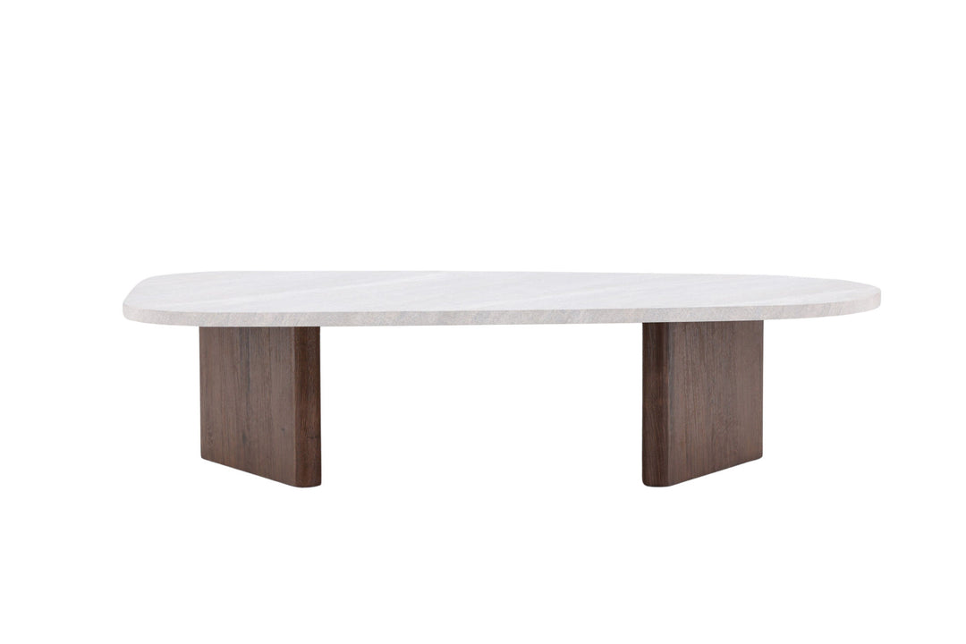 Venture Home Grönvik Sofa Table 130x65 cm - Mocca / Concretelook /