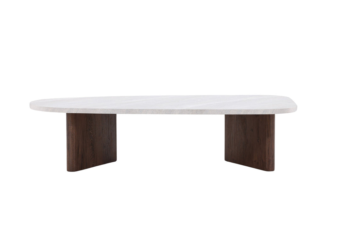 Venture Home Grönvik Sofa Table 130x65 cm - Mocca / Concretelook /