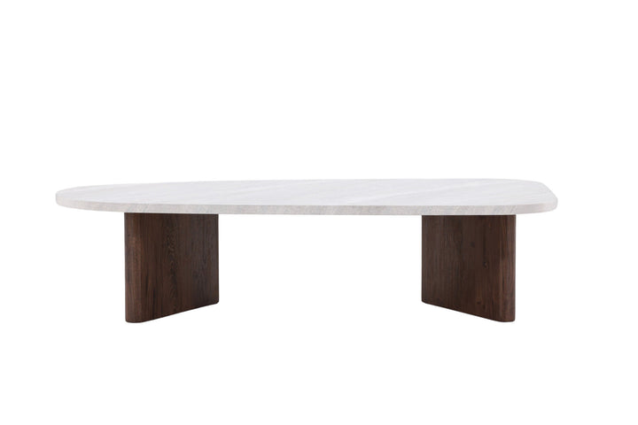 Venture Home Grönvik Sofa Table 130x65 cm - Mocca / Concretelook /