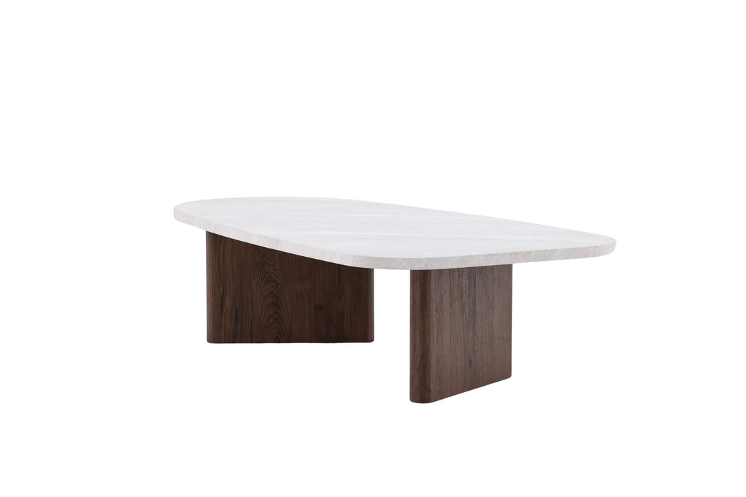 Venture Home Grönvik Sofa Table 130x65 cm - Mocca / Concretelook /