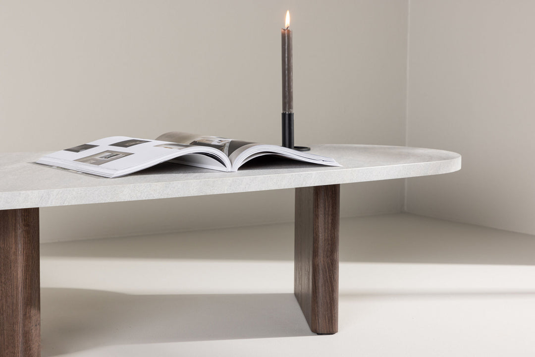 Venture Home Grönvik Sofa Table 130x65 cm - Mocca / Concretelook /