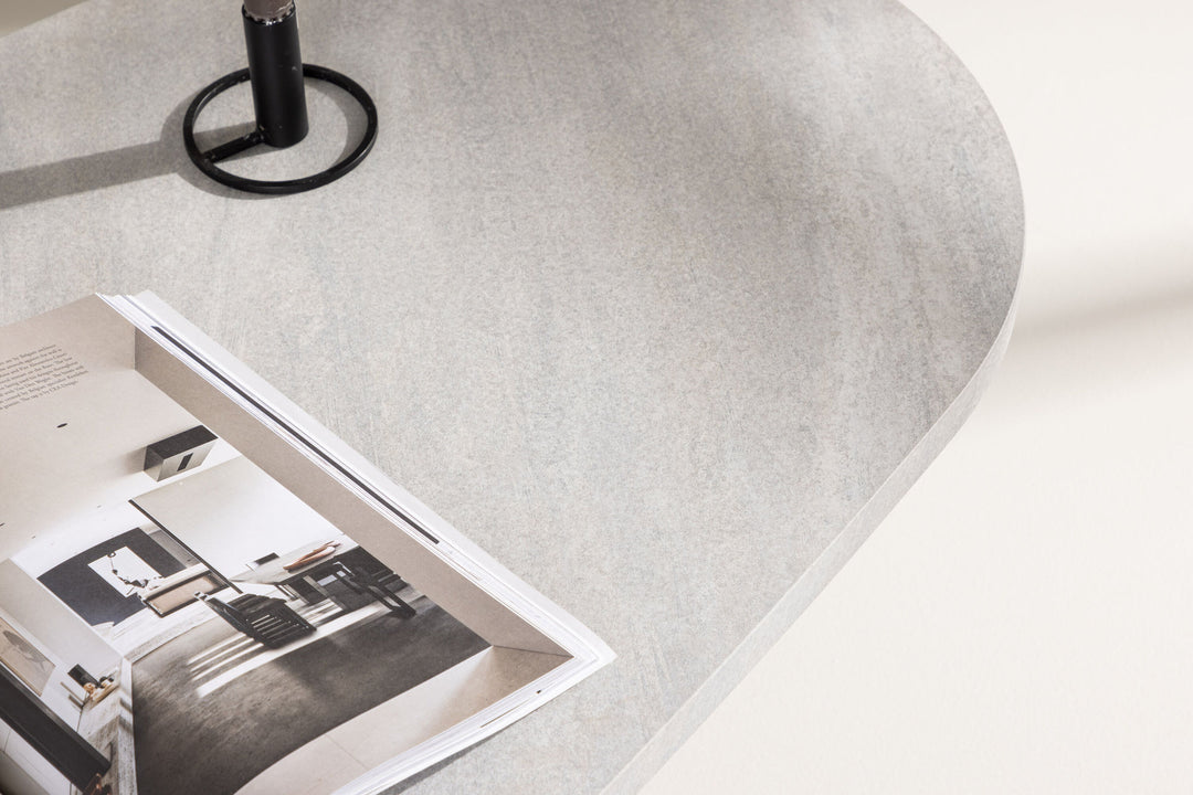 Venture Home Grönvik Sofa Table 130x65 cm - Mocca / Concretelook /